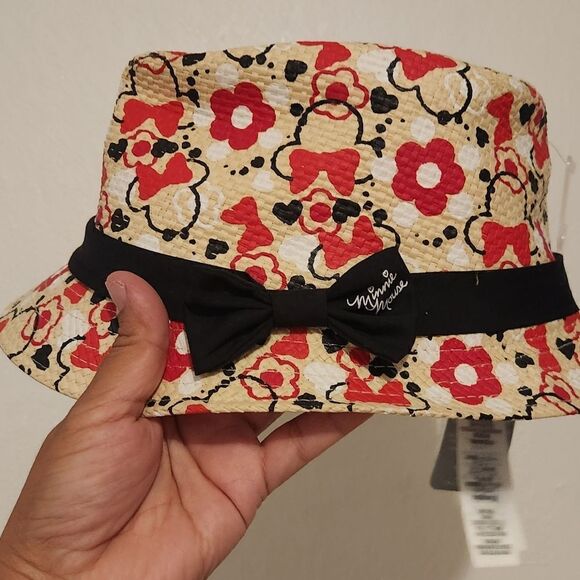 NWT Disney Minnie Mouse Kids Rare Fedora Hat 56cm - Picture 9 of 9